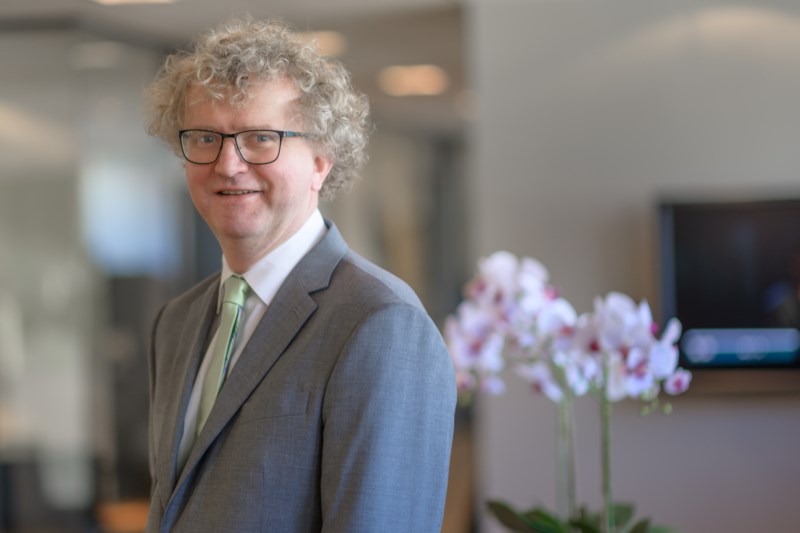 Portrett av Jan Ludvig Andreassen, sjeføkonom i Eika Gruppen.