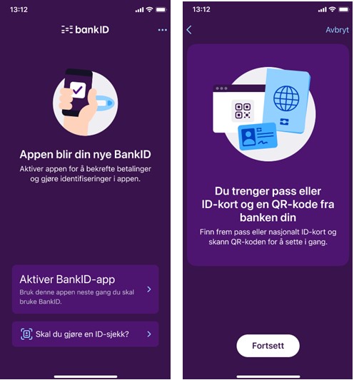 Illustrasjonsbilete om BankID-appen
