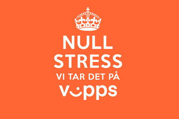 Null stress. Vi tar det på Vipps